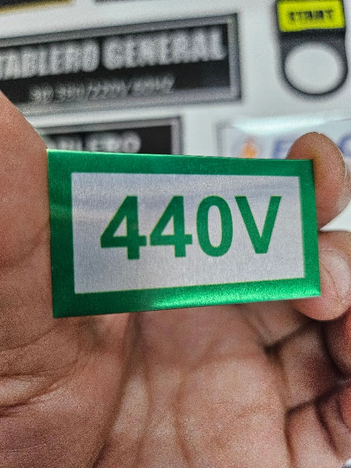 PLACA DE ALUMINIO