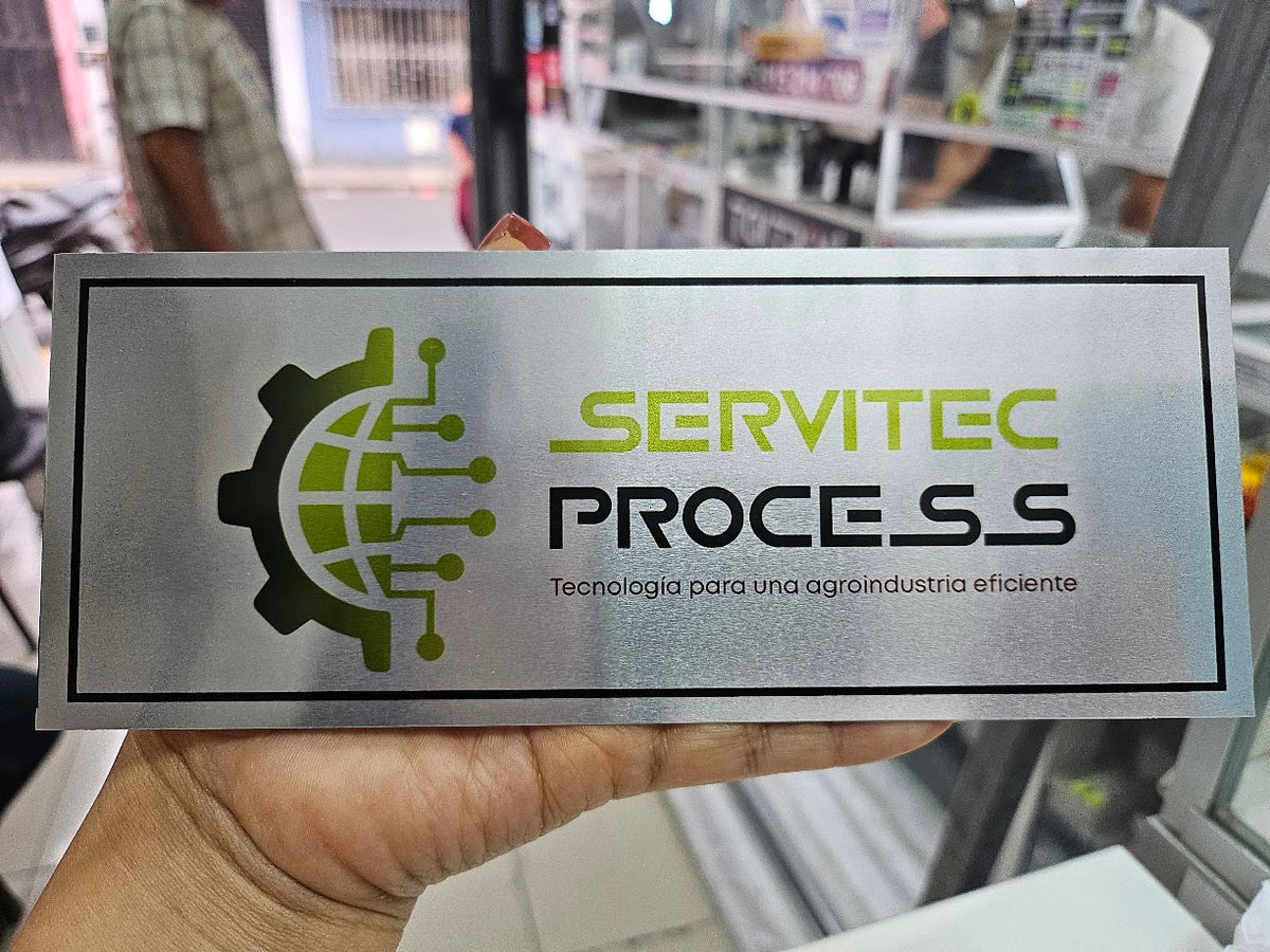 PLACA DE ALUMINIO